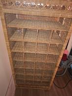 Rieten wijnrek, Huis en Inrichting, Ophalen, Hout, Minder dan 50 cm