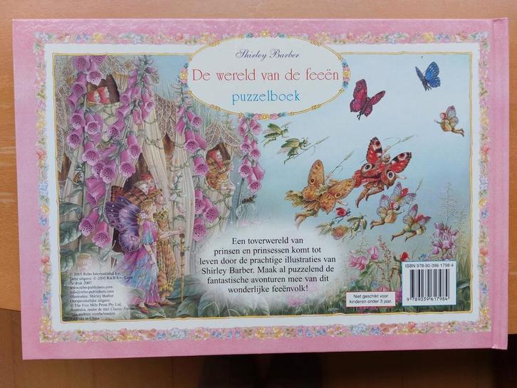 DE WERELD VAN DE FEEËN, vol verhalen + 3 puzzels over FEEËN, Boeken, Kinderboeken | Jeugd | onder 10 jaar, Zo goed als nieuw, Sprookjes