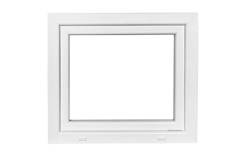 Kunststof Kozijn Draaikiep  B80 H60cm Wit, Doe-het-zelf en Verbouw, Kozijnen en Schuifpuien, Nieuw, Raamkozijn, Kunststof, Inclusief glas