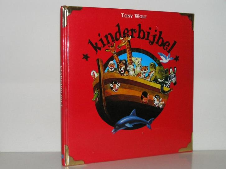 Tony Wolf - Kinderbijbel (30 x 30 centimeter), Boeken, Godsdienst en Theologie, Zo goed als nieuw, Christendom | Katholiek, Christendom | Protestants