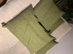 4 Koozo kussens, Huis en Inrichting, Ophalen, Zo goed als nieuw, Groen, Vierkant