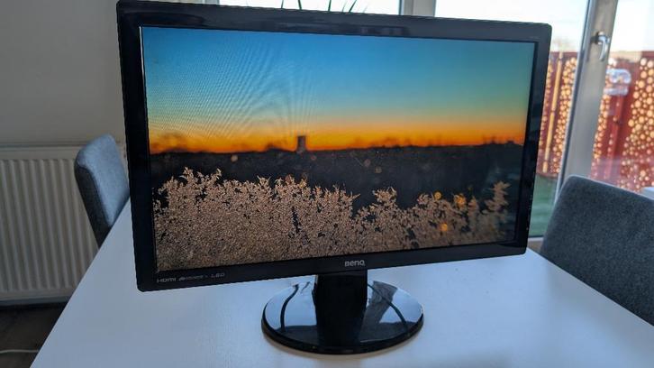 BenQ GL2250HM Zwart, Computers en Software, Monitoren, Zo goed als nieuw, 60 Hz of minder, DVI, HDMI, VGA, Kantelbaar, TN, Full HD