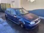 Volkswagen Golf IV 1.8 20V Sloopvoertuig (1999, Blauw), Gebruikt, Ophalen of Verzenden, Volkswagen, Golf