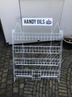 oud metalen olie rek voor bv Handy oils, Verzamelen, Merken en Reclamevoorwerpen, Ophalen, Gebruikt, Gebruiksvoorwerp