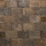 Gratis: 55x (3,3m²) Tumbelton Walnut sierbestrating 20x30, Ophalen, Nieuw, Minder dan 5 m², Beton