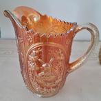 Prachtige Marigold Carnival glass kan, Ophalen of Verzenden