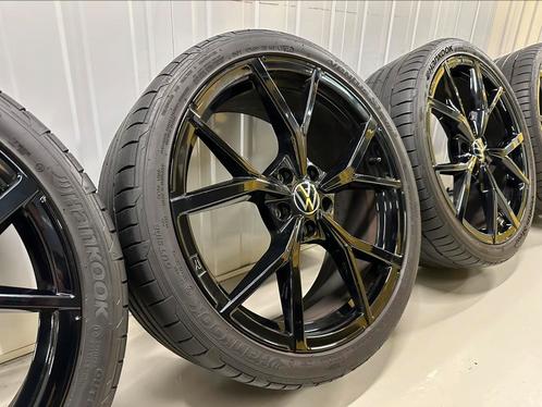 19'' VW Golf 8R GTI Estoril Zwart 5H0601025 Velgen Hankook, Auto-onderdelen, Banden en Velgen, Banden en Velgen, Zomerbanden, 19 inch