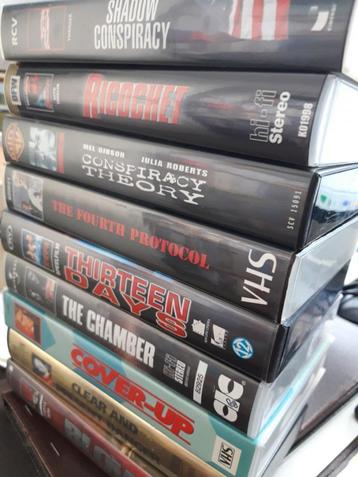 VHS Thrillers 9 videobanden beschikbaar voor biedingen
