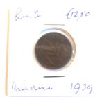 Palestina, 1 mil 1939, Verzenden, Midden-Oosten, Losse munt