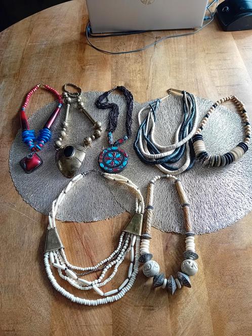 Etnische kettingen, Sieraden, Tassen en Uiterlijk, Antieke sieraden, Ketting, Overige materialen, Ophalen of Verzenden