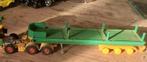 Vintage Groene en Gele Truck met Oplegger, Overige merken, Gebruikt, 1:50 of kleiner, Ophalen of Verzenden