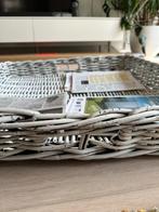 Rieten krantenbak, tijdschriftenmand, lectuurbak, Huis en Inrichting, Woonaccessoires | Krantenbakken en Lectuurbakken, Ophalen of Verzenden