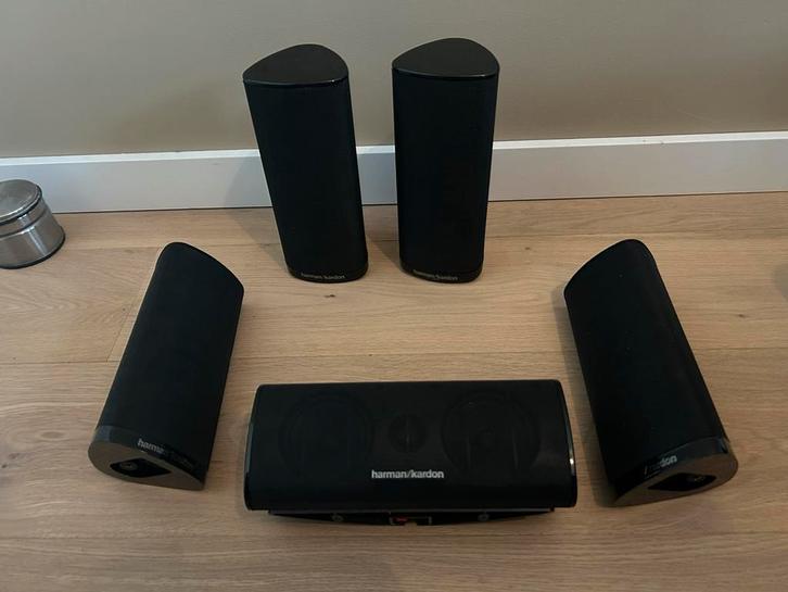 Harman Kardon surround set. Incl. Woofer en afstandbediening, Audio, Tv en Foto, Home Cinema-sets, Gebruikt, Overige spelers, 5.1-systeem