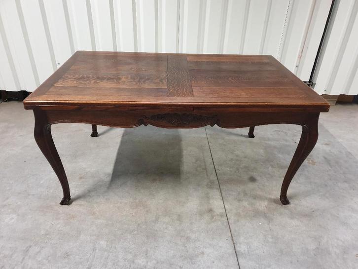 Antieke Prachtige Eiken Tafel Queen Ann Stijl 19e eeuw 3,07m, Antiek en Kunst, Antiek | Meubels | Tafels, Ophalen