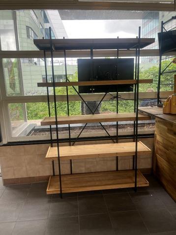 Stevige Houten Boekenkast - Stellingkast