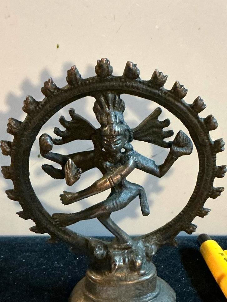 Bronzen Dansende Shiva, Antiek en Kunst, Kunst | Beelden en Houtsnijwerken, Ophalen of Verzenden