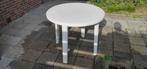 Kunststof tuintafel tuin tafel wit rond gratis, Ophalen, Gebruikt, Rond, Kunststof
