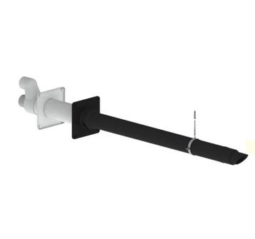 Burgerhout balkondoorvoer 2000 mm incl. adapter 2x Ø80 NIEUW beschikbaar voor biedingen