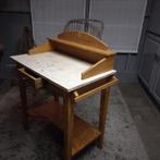Oude wastafel, brocante tafel, Antiek en Kunst, Ophalen