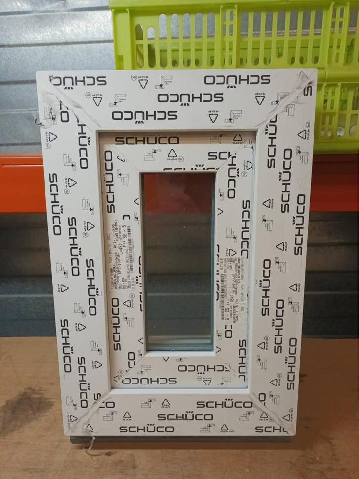 Kunststof Draai kozijn   b34 x h50 cm Wit  -2381-, Doe-het-zelf en Verbouw, Kozijnen en Schuifpuien, Nieuw, Raamkozijn, Kunststof