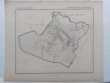 43 / Gemeente Oud Valkenburg Limburg door J. Kuyper uit 1867 beschikbaar voor biedingen