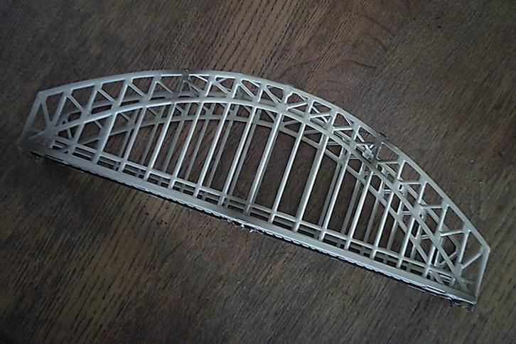 Marklin M-rails Metalen Boogbrug nr. 7163, Hobby en Vrije tijd, Modeltreinen | H0, Gebruikt, Brug, Tunnel of Gebouw, Wisselstroom