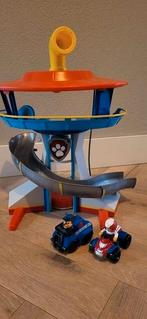 Paw Patrol uitkijktoren met Ryder en Chase, Ophalen of Verzenden, Gebruikt