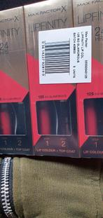3 stuks Maxfactor lipfinity zonder topcoat nr 125, Verzenden, Nieuw, Overige kleuren, Handen en Nagels