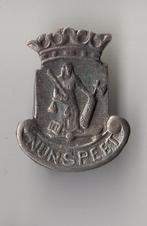 Nunspeet Stadswapen broche, Verzamelen, Speldjes, Pins en Buttons, Gebruikt, Niet vindbaar, Niet vindbaar, Speldje of Pin
