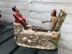 bijzondere gietijzeren spaarpot, COLUMBUS, Antiek en Kunst, Curiosa en Brocante, Ophalen of Verzenden