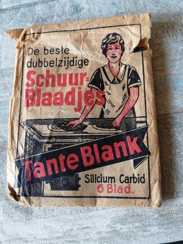 Dubbelzijdig schuurpapier tante Blank beschikbaar voor biedingen