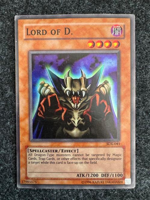 Lord of D. SDK-E038, Hobby en Vrije tijd, Verzamelkaartspellen | Yu-gi-Oh!, Zo goed als nieuw, Losse kaart, Ophalen of Verzenden