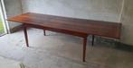 vintage eettafel  palissander, Ophalen, Gebruikt, 200 cm of meer, 50 tot 100 cm