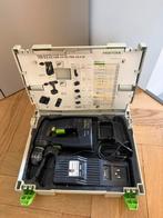 Festool schroefmachine CDD 12 FX met systainer, Ophalen of Verzenden, Gebruikt, Boor- en Schroefmachine, Variabele snelheid