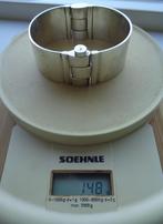 zilveren zware heren armband 148 gram met pin slot [379], Verzenden, Zo goed als nieuw, Zilver, Zilver