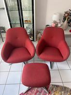 Leolux Pode Spot One Fauteuils + Poef (Zo Goed Als Nieuw), Huis en Inrichting, 75 tot 100 cm, Zo goed als nieuw, Modern, 50 tot 75 cm