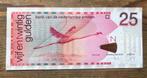 Nederlandse Antillen 25 gulden 2012 unc Flaming Vogel dier, Postzegels en Munten, Bankbiljetten | Nederland, Ophalen of Verzenden