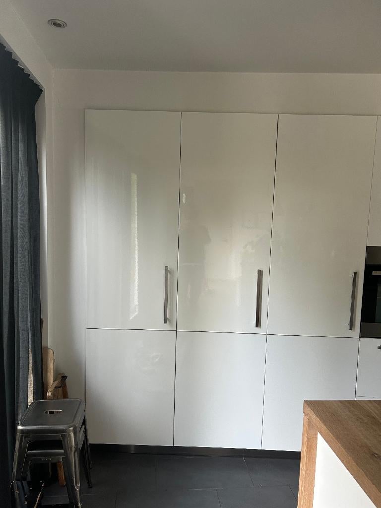 keukeninterieur, Ophalen, Gebruikt, Wit, Hoogglans of Gelakt
