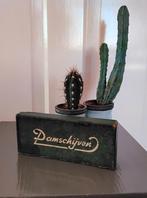 Oud doosje damstenen - decoratief - doosje heeft geleefd uit, Een of twee spelers, Ophalen of Verzenden, Gebruikt