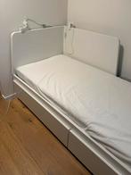 Ikea flekke daybed with Abygda firm mattresses, Huis en Inrichting, Ophalen, Eenpersoons, Wit, Zo goed als nieuw