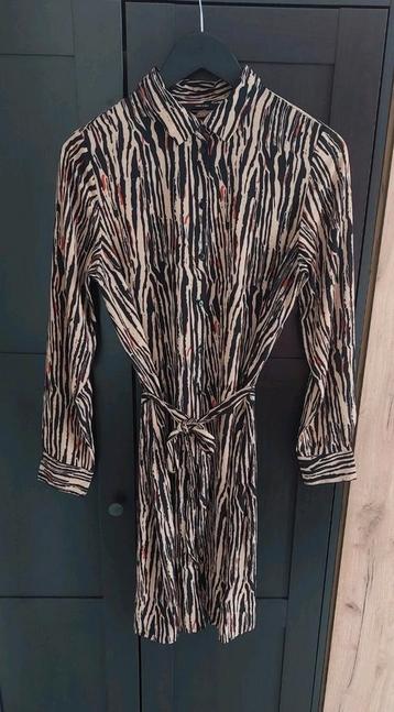 VERO MODA Jurk bruin beige roodoranje print M🙂 beschikbaar voor biedingen