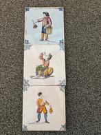 Makkum Tichelaar Tegels met Voorstellingen van de markt., Ophalen of Verzenden