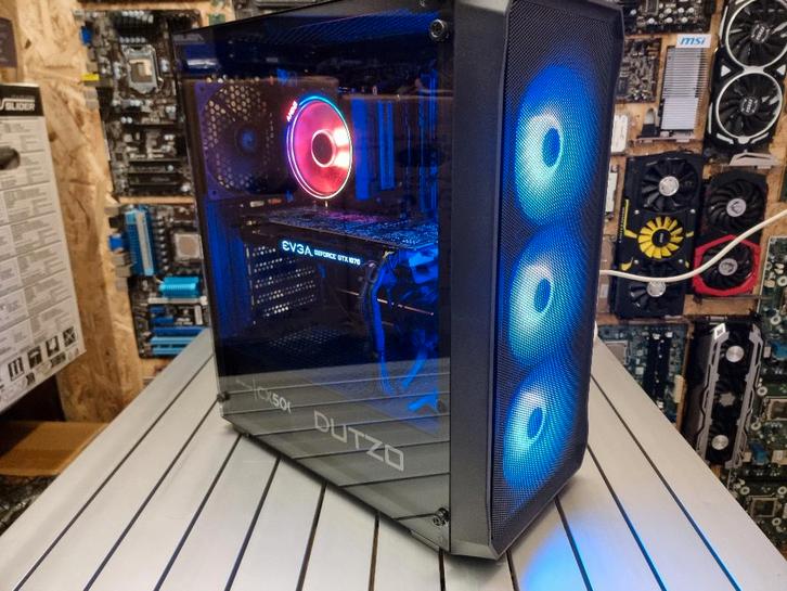 Game Pc AMD Ryzen 7 3800X-4.5Ghz-GTX 1070 8GB-16GB-Win 11, Computers en Software, Desktop Pc's, Zo goed als nieuw, 4 Ghz of meer