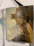 Stadsgezicht Enschede Schilderij, Gesigneerd, Olieverf, Ophalen of Verzenden