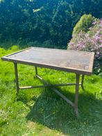 Vintage Stoer Industrieel Werk Tafel Uniek 1930, Ophalen