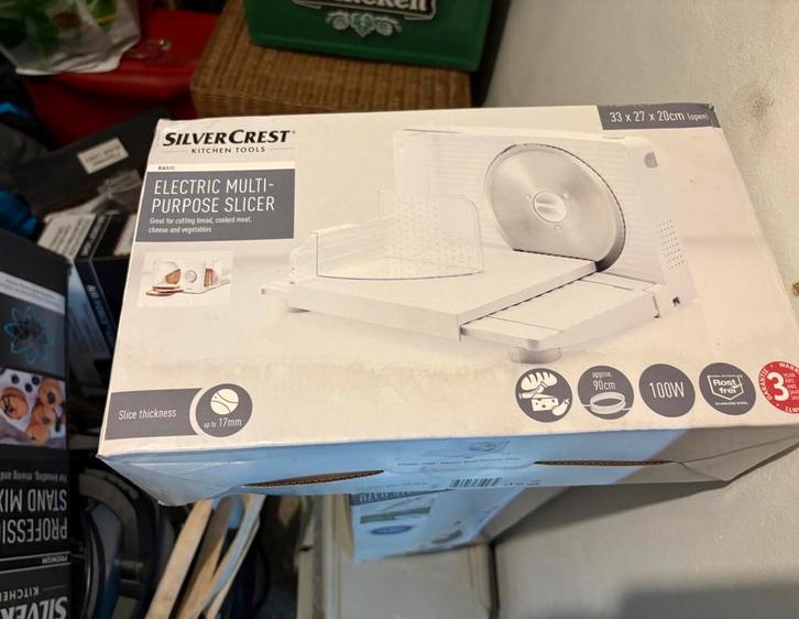 Silvercrest Elektrische Snijmachine - Allessnijder, Witgoed en Apparatuur, Keukenmixers, Zo goed als nieuw, Minder dan 1 liter
