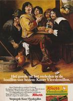 Retro reclame 1977 Knorr bouillon schilderij soepeters, Verzamelen, Retro, Verzenden, Overige typen
