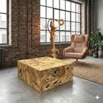 Teakhouten Boomstam Vloerlamp - Black Friday Deal!, Huis en Inrichting, Lampen | Vloerlampen, Ophalen, Info@mokana.nl, Mokana