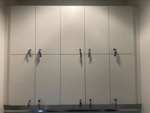 Lokkerkasten, lokkers, garderobekast, afsluitbare kasten, Huis en Inrichting, Kasten | Roldeurkasten en Archiefkasten, Gebruikt