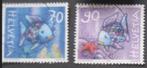 Zwitserland K124 no 1767-68, Postzegels en Munten, Postzegels | Europa | Zwitserland, Ophalen of Verzenden